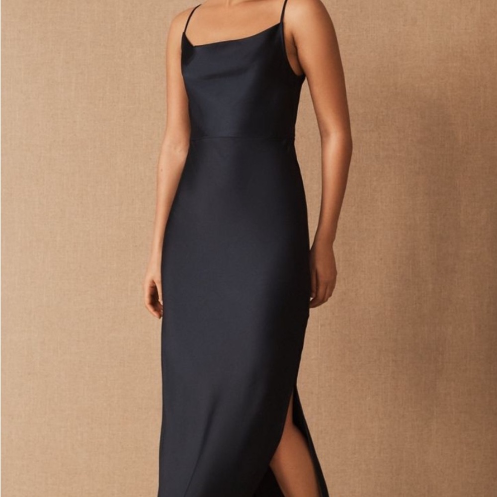 Anthropologie Black Evening Dress